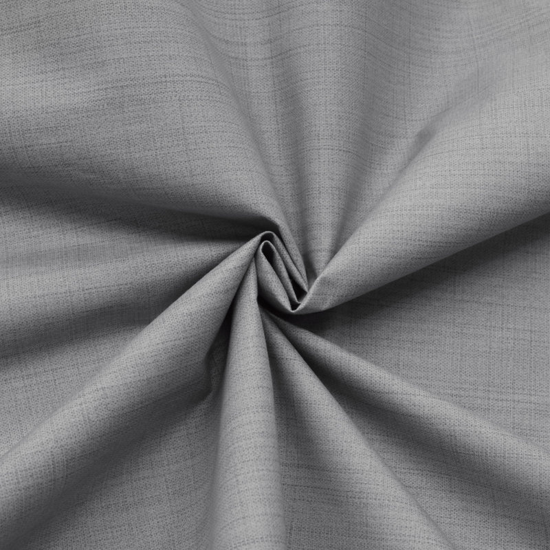 Mason Texture Printed Blackout Grommet Curtain Panel 52 x 63 in Silver, 52" W x 63" L, Silver