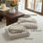 100% Washed Cotton Bedding Sheet Set 4 Pieces,1 Fitted Sheet,1 Flat Sheet and 2 Pillowcases,Comfy Textured Sheet Set-119423624-119423619