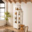 Vitrine de 71 po de hauteur avec porte en verre rembourrée simple, armoire à vin, armoire à vin avec plafonnier à DEL réglable de 5 couleurs pour le salon, la maison, le bar, le studio ou l'espace de travail