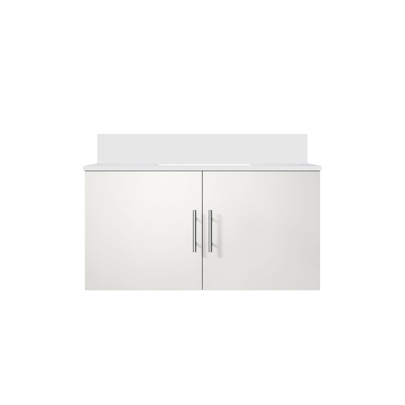 Bath Vanity, with White Quartz Top (NO SINK)