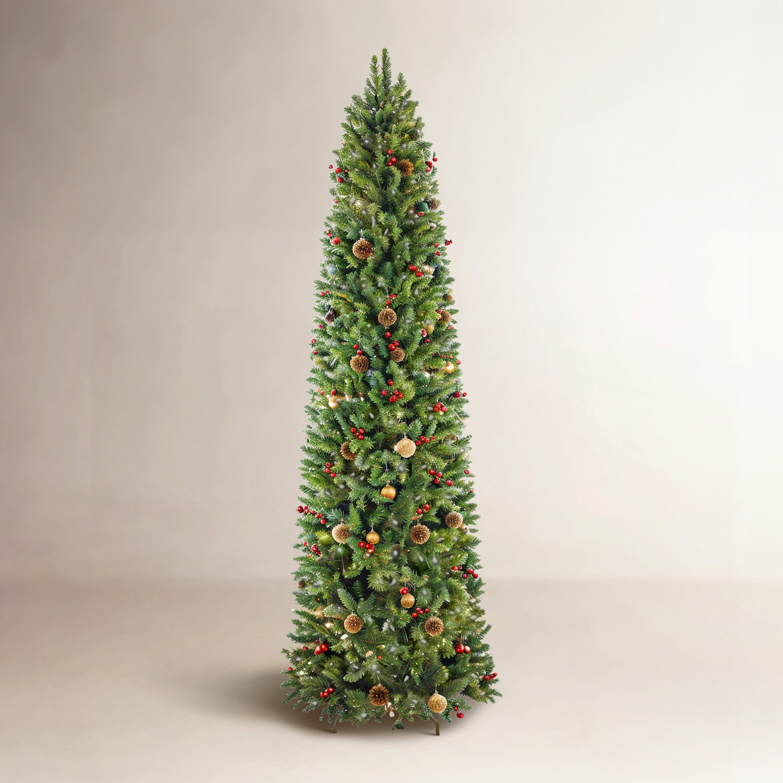Slim Pre-Lit Christmas Tree, 7.5'