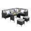 Kissner Rattan 7 - Person Seating Group-951053530-973133356