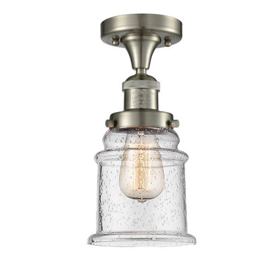 Galaviz Glass Semi Flush Mount
