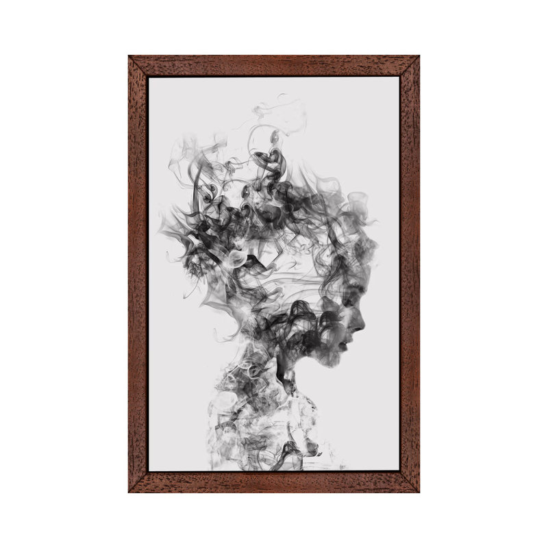 Dissolve Me by Dániel Taylor - Print on Canvas, Brown Framed, 101.6 cm H x 66.04 cm W