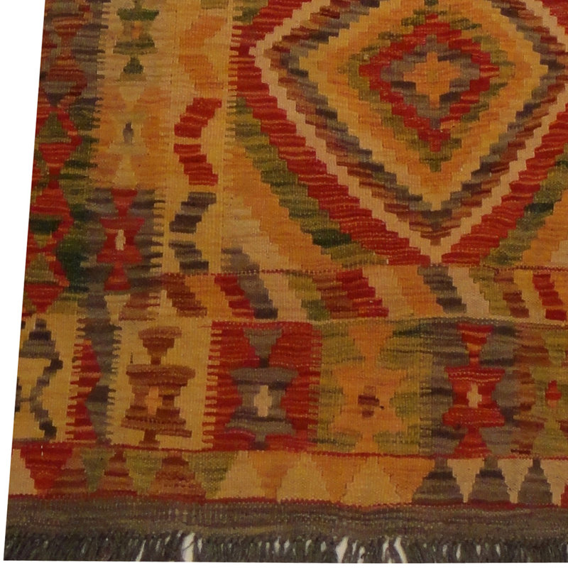 Tapis brun fait à la main Azpeitia
