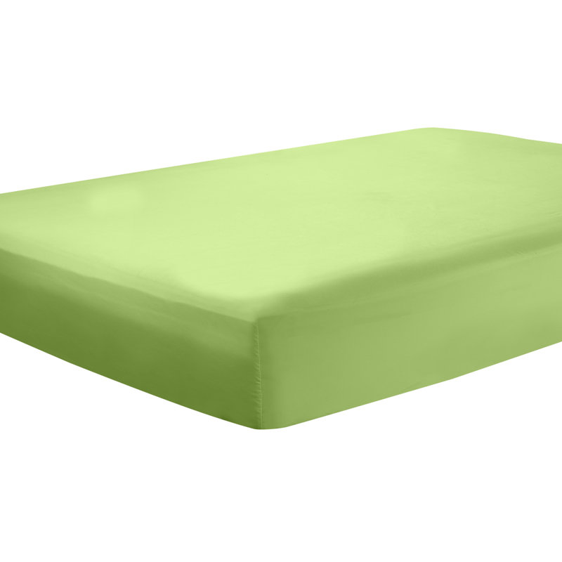 Drap-housse simple de couleur unie Premier., Vert jardin, Grand