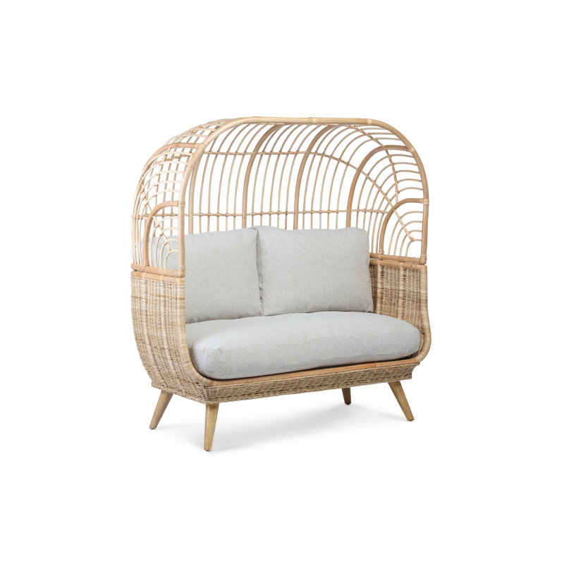 Noicolina 2 Seater Sofa, Smooth Beige, Chenille