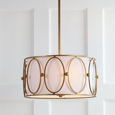 Lustre cylindrique unique à 3 lumières Figaro