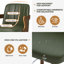 Tabouret de bar pivotant 29,5 po Mid-Century-1839930460-1839930459