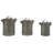 Metal Canister - Set of 3