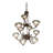 Duboce 9 - Light Steel Chandelier