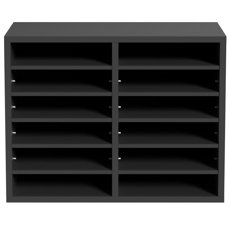 Mecos 20.4'' Wide File Cabinet, Gray