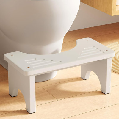 Tabouret de toilette en bambou pour adultes