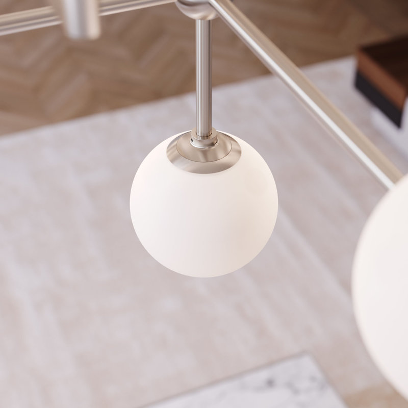 Nebula 15 - Light Chandelier, Satin Nickel