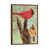 Classic Brown Wood Floater Framed