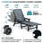 4-Position Adjustable + Folding + Chaise Lounge Chair + with Heavy Duty Steel Frame + Outdoor Sunbathing Bed for Patio Pool Beach Backyard + Supports 360 lbs + (Black)