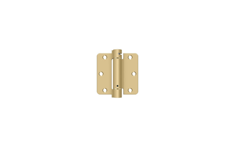 Steel Hinge, PVD Polished Brass