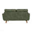 65-Inch Modern Minimalist Two-Seater Sofa, Featuring Breathable Polyester Fabric And Solid Wood Legs-988273107