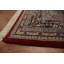 Tapis traditionnel classique médaillon rouge 8 x 11 pour une ambiance douillette