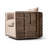 Bracewell Upholstered Swivel Armchair-103087033