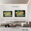 «Grunge World Map», reproduction d'art sur toile-936690508