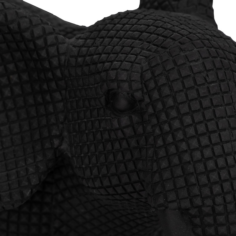 Figurine éléphant en résine et polyrésine Raeville, Noir