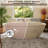 67" L Solid Surface Stone Freestanding Soaking Bathtub with Towel Rack