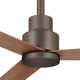 52" Simple 3 - Blade Outdoor Standard Ceiling Fan with Remote Control