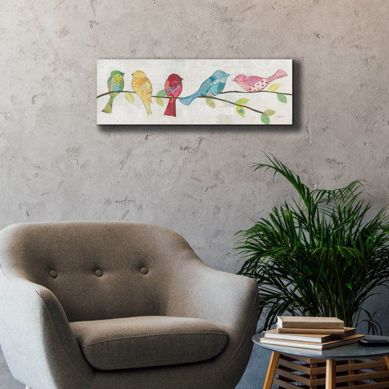 «Catching Up I» par Courtney Prahl, art mural sur toile, H 12 po x l 36 po x 1,5 po