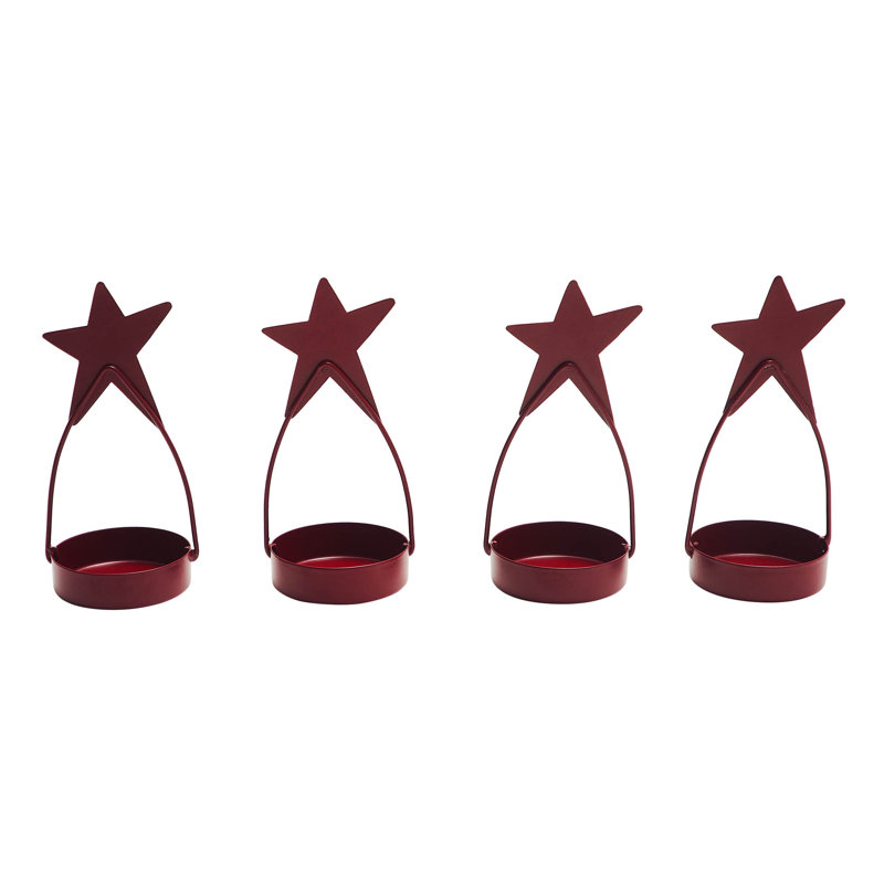 Ensemble de 4 bougies chauffe-plat Festive Finds, Bourgogne