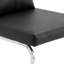 Ensemble de chaises de salle à manger Crumley en similicuir moderne avec dossier à coussin souple et pieds galvanisés-887376824