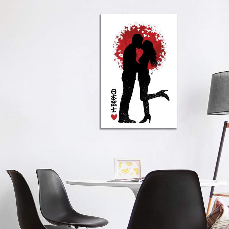 Love Kiss by Alberto Perez - Wrapped Canvas Print, 101.6cm H x 66.04cm W x 1.91cm D