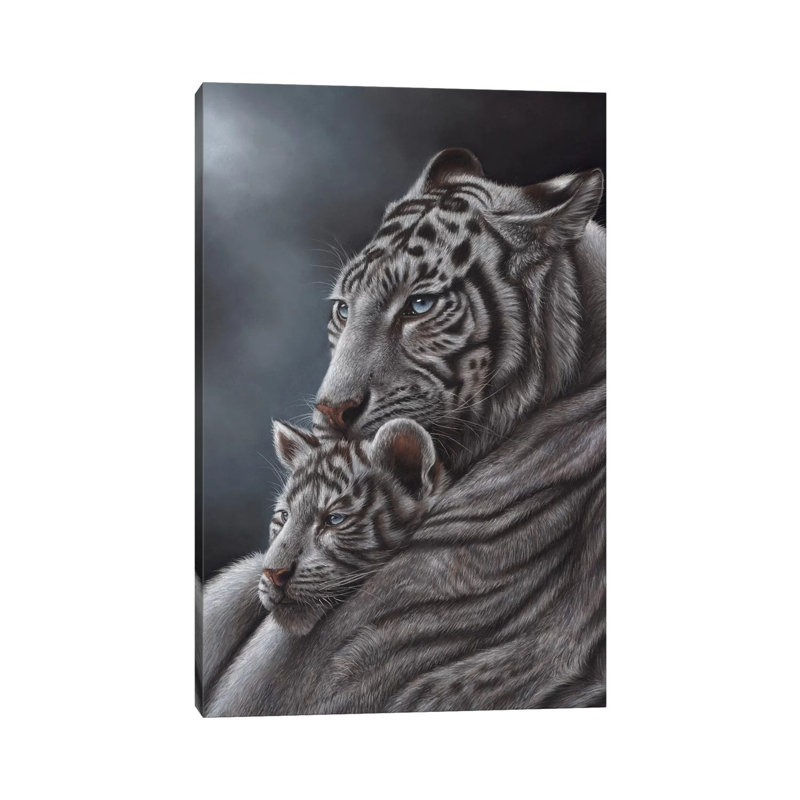 White Tiger by Richard Macwee - Wrapped Canvas Gallery-Wrapped Canvas Giclée, 30.48 cm H x 45.72 cm W