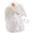 12 " Lighted Handmade Fabric Angels Shatterproof Tree Topper