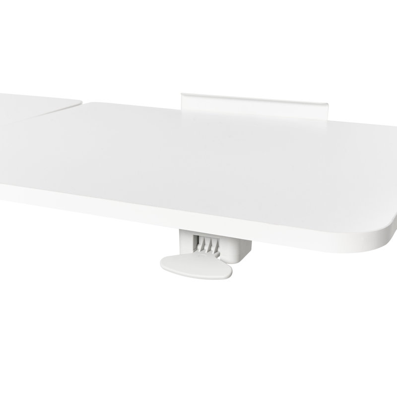 Adjustable Metal Base Standing Desk, White