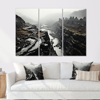 Moody Serenity Landscape II - Factories Wall Decor Set