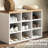 21 Coat Rack, Shoe Bench, 9 Pair Storage, Entryway, Compact Layout, Function, Solid Particle Board