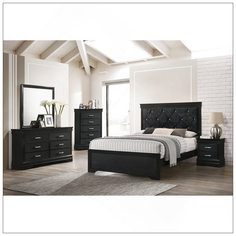 Amalia - Commode - Noir, Noir