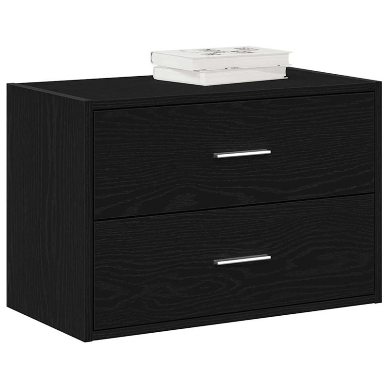 Agnus Rectangle Accent Chest, Black Oak