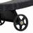 Outdoor Rattan Reclining Lounge Chair w/ Rolling Wheels & Pull-out Side Table-816998776