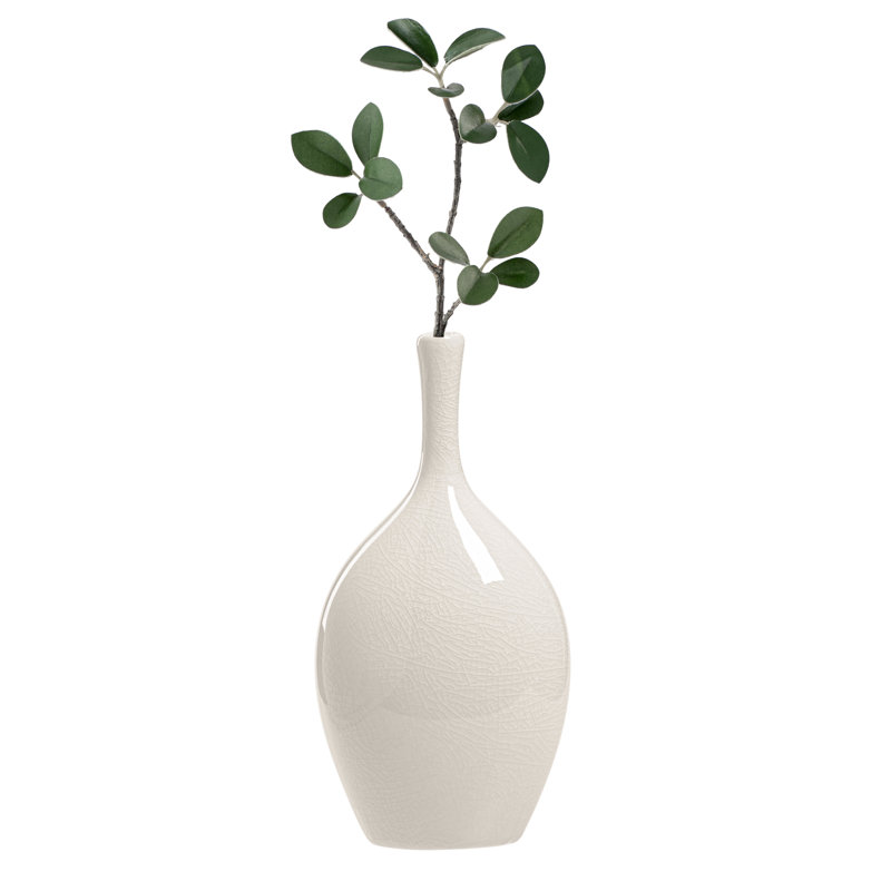 Vase de table 8 po , H 8,75 po x l 4,25 po x P 3 po