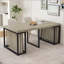 Table de salle à manger extensible moderne 23,62 "- 118"-317387851