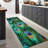 Non-Woven Soft Type Printed Rug Featuring a Delicate Floral Pattern in Rich Tones of Red and Blue for a Classic Style Statement in Any Space-126079662