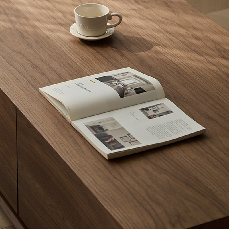 Light luxury simple coffee table, 15.7" H x 51.2" L x 27.6" W