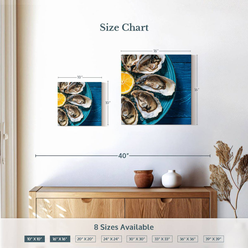 Yarlin Lemon Oyster Meal, 10" H x 10" W