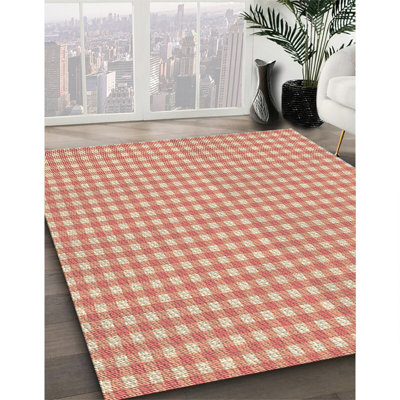 Tapis 100% à motifs lavables à la machine 2989 Pat692-BRN