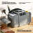 Steam Cleaner, 293°f 70 Psi Powerful High-pressure Commercial Steamer Cleaner With Unlimited Steam Injection, 3mins Fast Heat-up, 2.2l Capacity, 14 Accessories For Floors, Grout, Upholstery & Deep Cleaning,gray-121871334