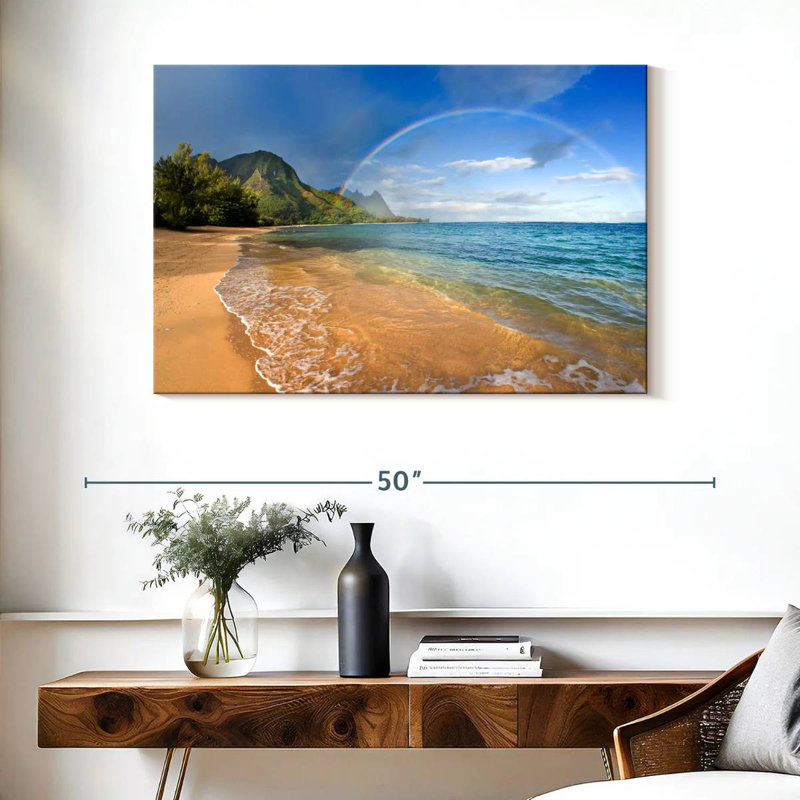 Gillard Tunnels Beach Rainbow, H 26 po x l 39 po
