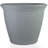 Anjelica Polyresin Large Round Outdoor Planter - 20" - Light Gray - Set of 2-1407845938