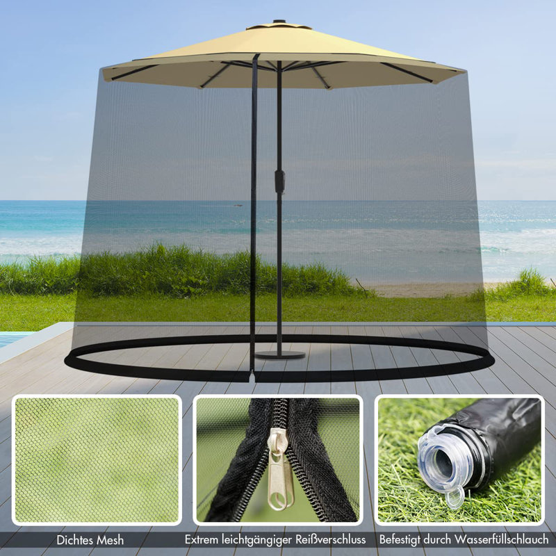 Aprell Dakota Fields Black Polyester Screen
